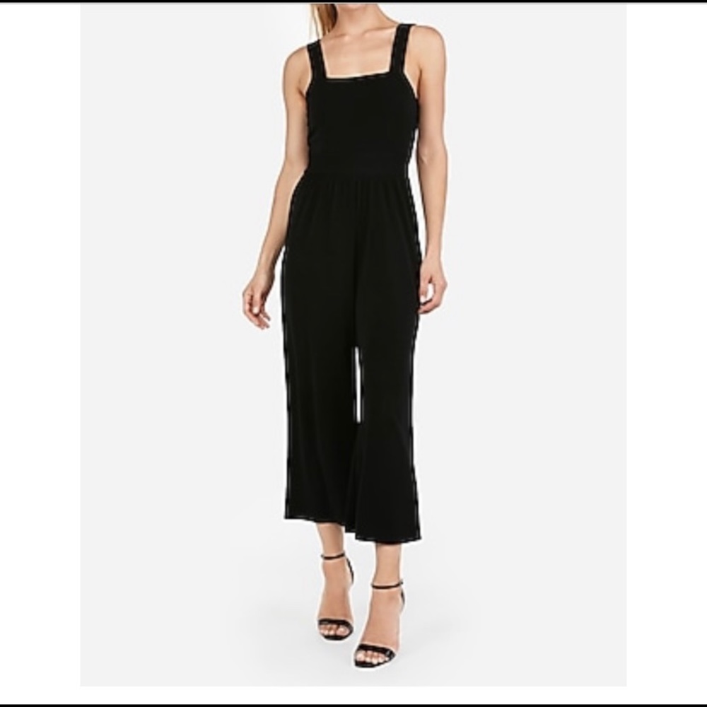 NWT Express Square Neck Culotte Jumpsuit - Size M